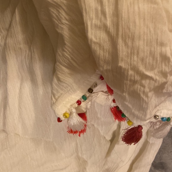 Peasant top size large with arm cuff or a cute one tube sleeve detached-able - Picture 13 of 13